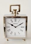 Square Nickel Plated Table Clock – 32X20X11.5CM