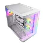 FSP M580 Argb Atx Mid Tower Gaming Chassis - White