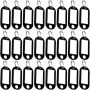 150 Pieces Black Hanging Key Tags With Writable Paper Labels And Window