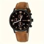 Stylish Men's Quartz Watch With Date Feature - Classic Round Display Faux Leather Strap Roman Numerals Perfect Gift For Boyfriend/dad