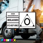 Non-hazardous Material Vehicle Sticker