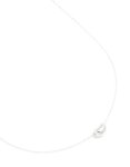 Sterling Silver Pebble Pendant Necklace