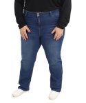 Ladies Eagle Straight Leg Denim - 44 Mid Wash