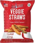 Lady Liberty Veggie Straws Sweet Chilli 85G
