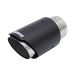 1X Racing Angle Cut Carbon Fibre Tailpipe 90MM - Autostyle Motorsport South Africa