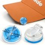 1pc Portable Ball Markers Hat Clip Golf Putting Aid Tool Round Bubble Level High Precision Reader