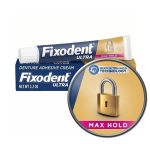 Fixodent Ultra Max Hold Denture Adhesive 2.2 Oz Packaging May Vary