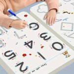 Magical Tracing Workbook Reusable Magic Practice Copybook Control Training Book Children Montessori Drawing Education Stationery