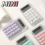 1PC MINI Cute Calculator 6-COLOR Pocket Calculator 8-DIGIT Portable Compact Small Silicone Keys Candy Color Student Calculator O