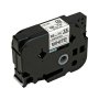 Brother 18MM Black On White Laminated Tape - TZ241