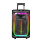 Omega. Omega Kolav J1508 Portable Bluetooth Karaoke Speaker Rgb USB Dual MIC Trolley