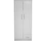 Suitable For Bedroom Storage Wardrobe Closet Finish Colour - White