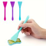 1PC Multifunctional Soft Silicone Brushes For Resin Coloring - Perfect For Diy Resin Molding Glue Mixing & Easy Cleaning Mixing