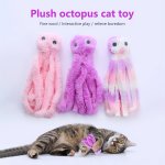 Plush Octopus Shaped Cat Toy - Interactive Durable Bite-resistant Suitable For All Cat Breeds