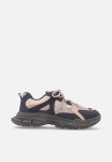 PoP Candy Colour Block Lace Up Sneakers - Purple & Black