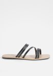 Wide Fit Studded Sole Strappy Sandals - Black