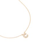 Kids Gold Cubic Zirconia Letter V Necklace