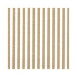 Serviette - Klassik Streifen Gold White 33X33CM