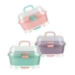 Multifunctional Baby Bottle Storage & Drying Rack Cabinet - Pink