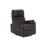 - Chabra Leather Touch Armchair Recliner - Brown