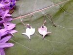Plated Silver Fish Earrings