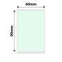 NB726 - NIIMBOT - K2 / K3 ONLY - 60*90MM - 340 LIGHT GREEN LABELS
