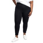 Plus Size Denim Pull On Jegging - Black
