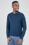 Crew Neck Knit - Navy - Navy XXL
