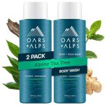 Oars + Alps Body Wash For Men Mens Body Wash & Face Cleanser With Vitamin E & Antioxidants Moisturizing Paraben & Sulfate Free C