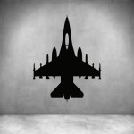 Fighter Plane - Rust Coat L 780 X H 1000MM