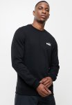 Puma Ess Small Logo Crew Fl - Black