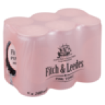 Pink Tonic Rose & Cucumber Flavoured Sparkling Drink Cans 6 X 200ML
