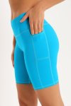 Ladies High Impact Biker Padel Shorts With Pockets