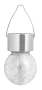 Solar Lamp 6 Cm H 9 Cm. Stainless Steel