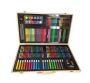 Art Set With Wooden Folding CASE-180 Pcs For Kids