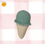 Ice Cream - Mint Soft Toy Teddy No Hanging Loop