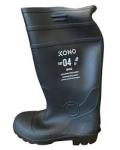 Pioneer Kono Black Gumboot Steel Toe Cap
