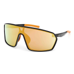 Harley-davidson Men’s Ironbond Wide Sunglasses Black Frame orange Lens