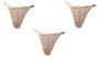 Lace G String Thong Panties - Women's T Back Underwear - 3 Pack