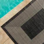 Spring Twilight Indoor And Outdoor Rug Black - Xxx-large 300X400CM