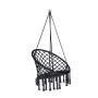 Poly-cotton Rope Hammock Black Dia 82CMXH131CM