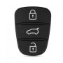 3 Buttons Silicone Keypad Compatible With Hyundai/kia Car Key Shell