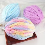 1ROLL Extra Thick Ice Bar Yarn Blanket Hand-woven Diy Line Large Chunky Chenille Cushion Pet Nest Line Iceland Scarf Hat Knittin