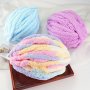 1ROLL Extra Thick Ice Bar Yarn Blanket Hand-woven Diy Line Large Chunky Chenille Cushion Pet Nest Line Iceland Scarf Hat Knitting Close-fitting Soft Extra