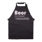 Braai & Beer Aprons Assorted Designs - Beer Definition Black Denim