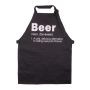 Braai & Beer Aprons Assorted Designs - Beer Definition Black Denim