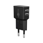 12W Dual USB Charger - Black