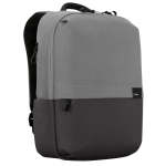 Targus 15.6" Sagano Commuter Backpack Grey Two-tone Minimalistic Design Hidden