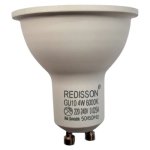 Redisson GU10 LED Lamp Bulb 4W 6000K Cool White