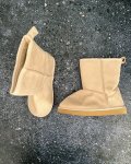 Cotton On Beige Fluffy Boots Size 1 Adult
